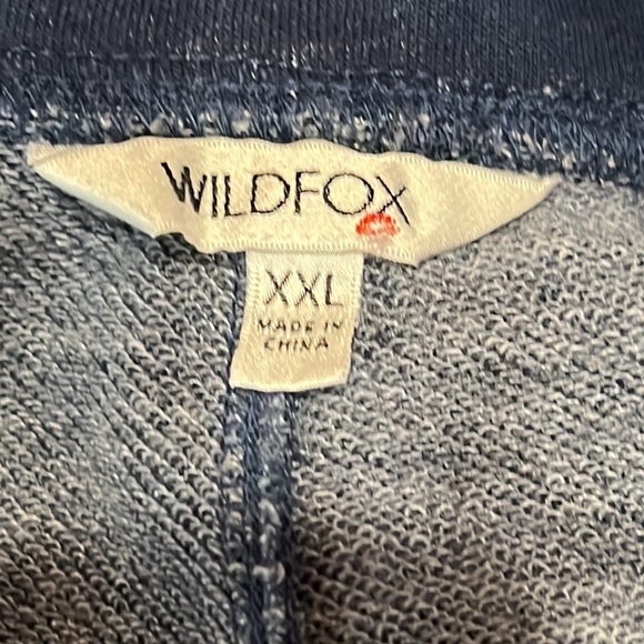 NEW Wildfox Blue Tie Dye Pull On Elastic Waist Jogger Pants Size XXL - Picture 9 of 11